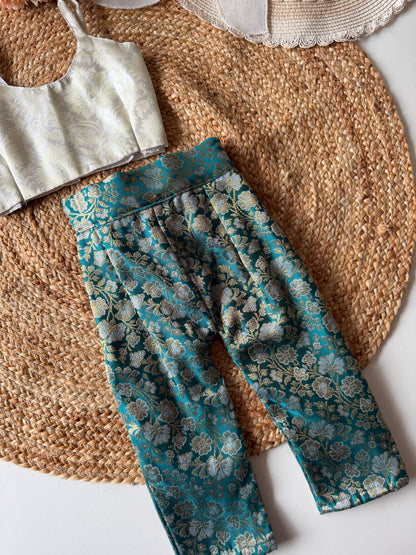 Brocade Green Co ord Set