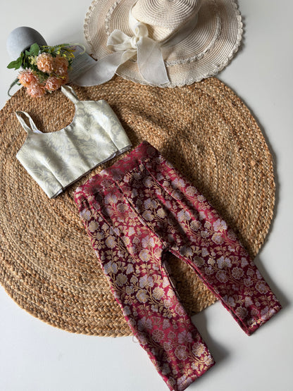 Brocade Ruby Co ord Set