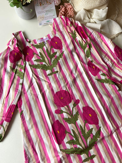 Adult Pure Cotton Floral Kurti Sets