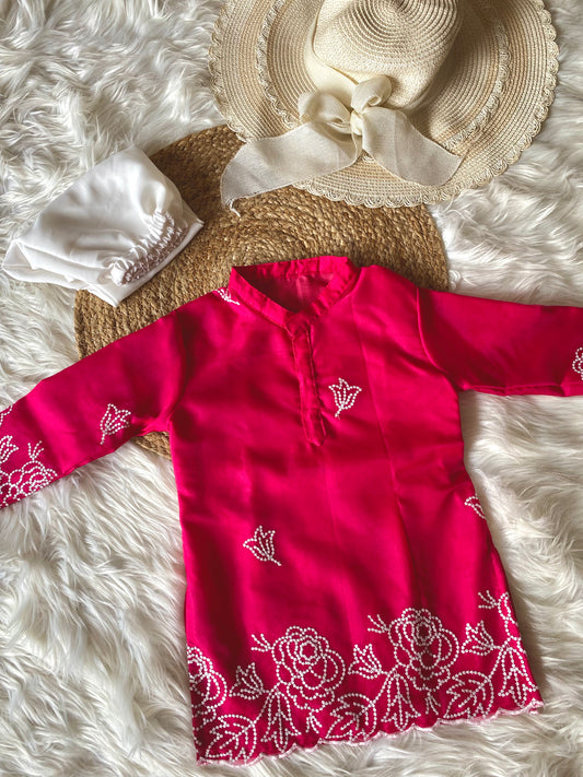 Floral Kurta Set ( Kurta with Pants )