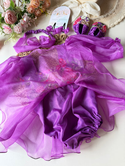 Floral Cutwork Romper / Frock