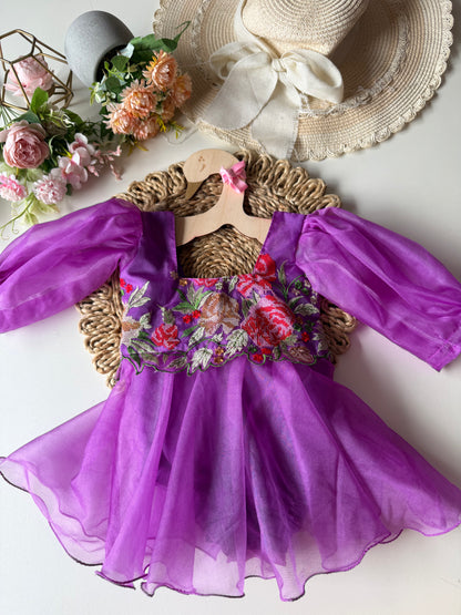 Floral Cutwork Romper / Frock