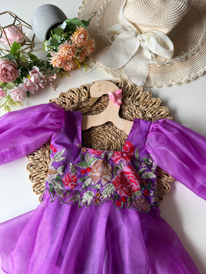 Floral Cutwork Romper / Frock