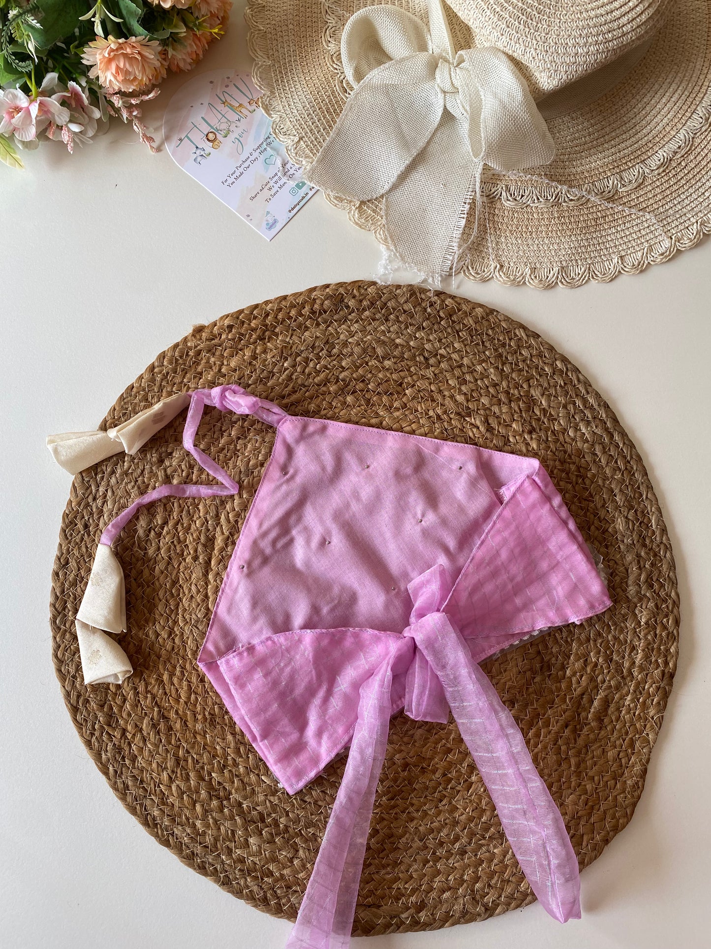 Kota Checks Halter Neck Pearl Lehenga