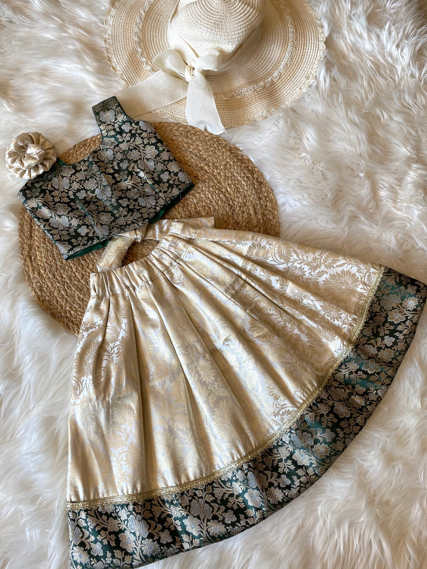 Banarasi Silk Designer Back Lehenga