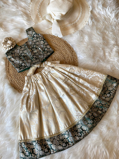 Banarasi Silk Designer Back Lehenga