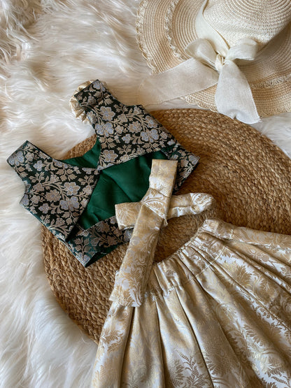 Banarasi Silk Designer Back Lehenga