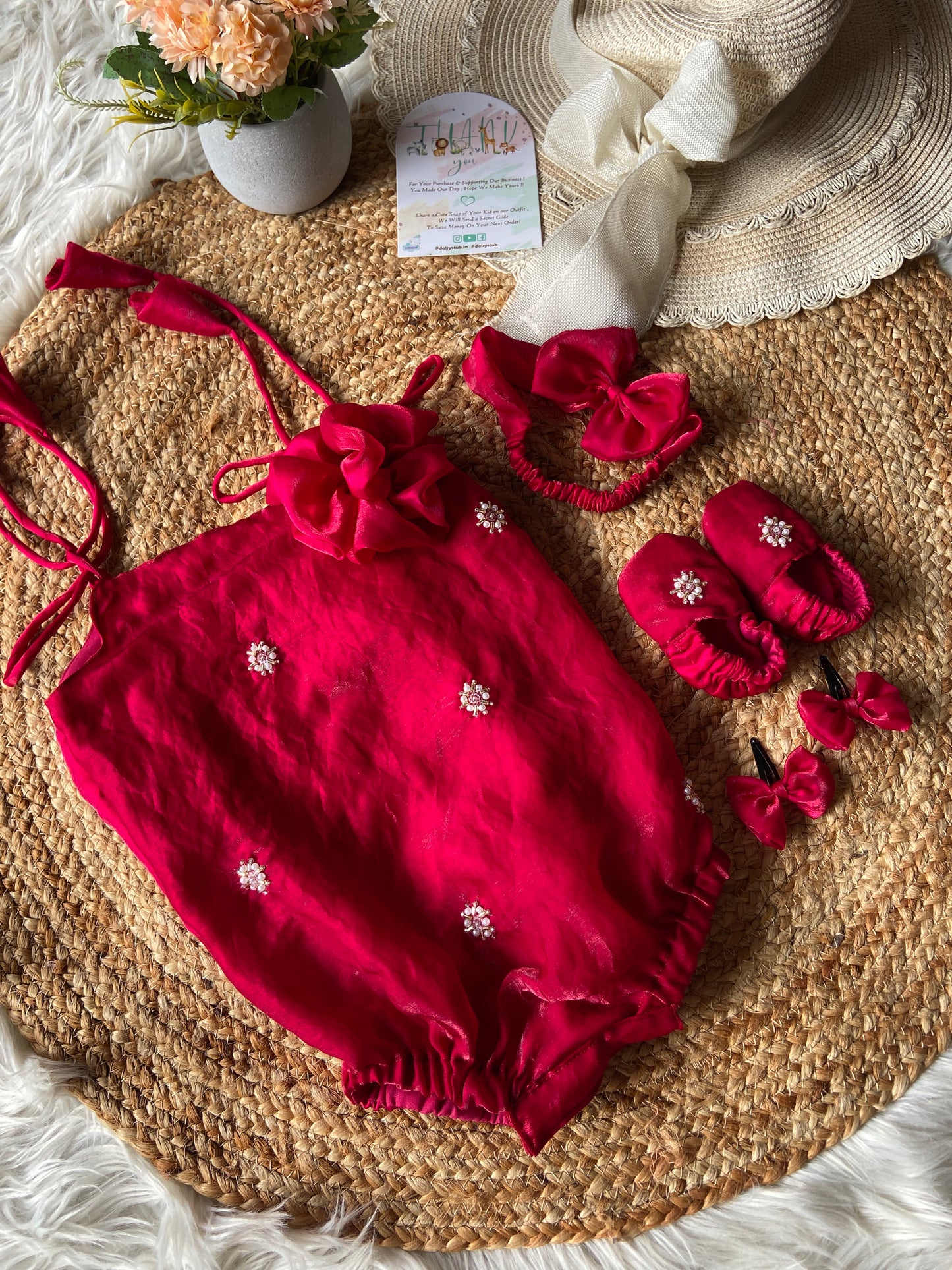 Space Silk Pearl Romper