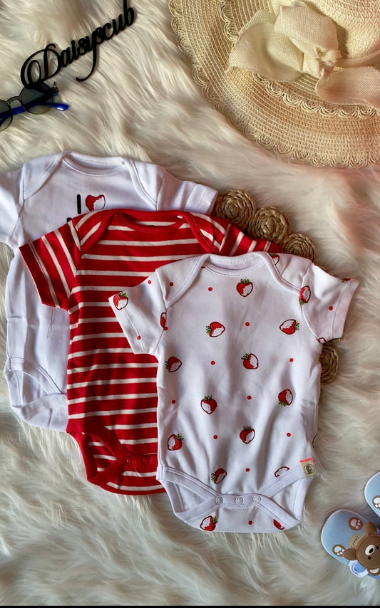 I love Mom Onesie ( Pack of 3 )