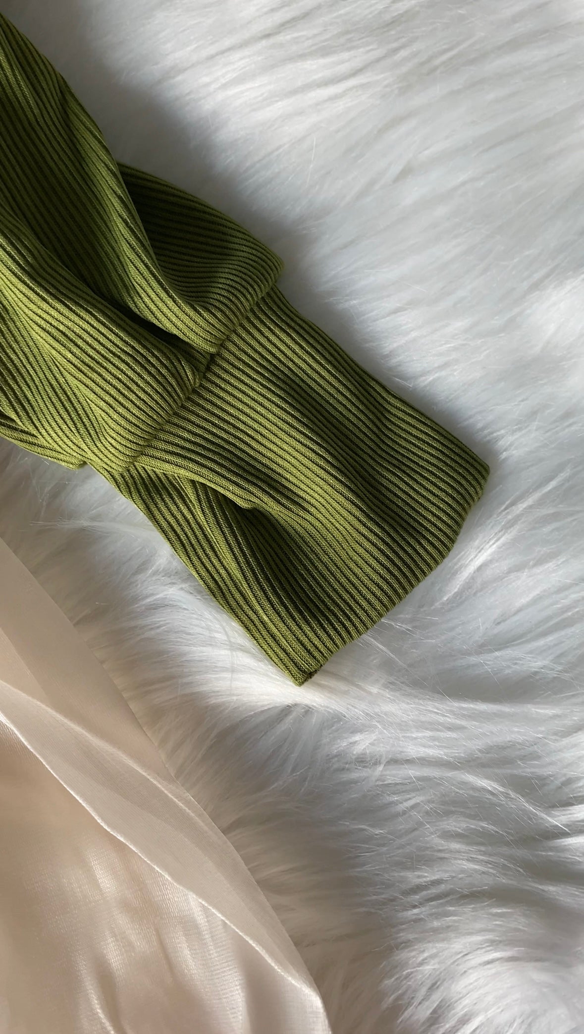 Green Bow Shimmer Frock