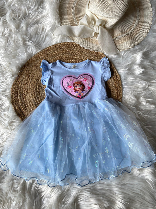 Sofia Print Sequin Frock