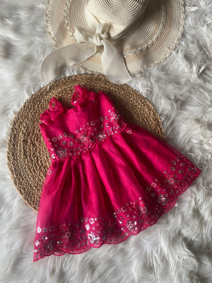 Sequins Embellished Designer Frock