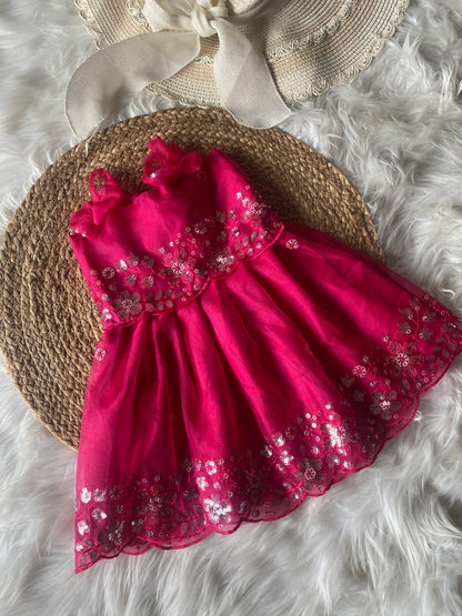 Sequins Embellished Designer Frock