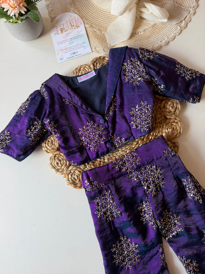 Sequence Purple Crush Tissue Co Ord Set