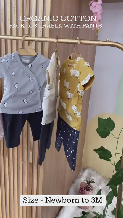 Unisex Jhabla Set ( Pack of 3 )